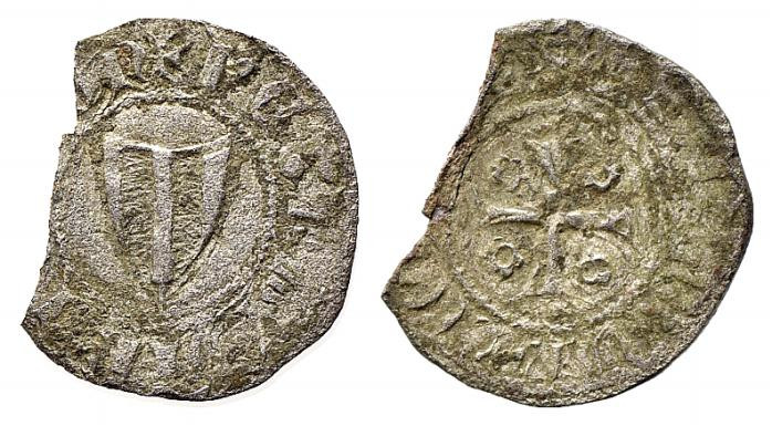 VILLA DI CHIESA. Pietro IV d'Aragona (1336-1387). Mezzo Alfonsino o Alfonsino Mi...