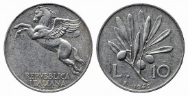 Repubblica Italiana. Monetazione in lire (1946-2001). 10 lire 1946 "Ulivo". Gig.229. BB+