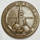VENEZIA. Medaglia Ricostruzione del campanile di San Marco 1912. AE (30,5 g - 42,8 mm). SPL-FDC