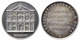 FRANCIA. Medaglia Ambassade de France a Rome. Ag (17,20 g - 34 mm). Opus Pasinati. qFDC
