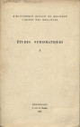 A.A.V.V. - Etudes numismatiques. Lallemands J. - Tresor d'antoniens a Sterrebeek: Caracalla - Emilien. Thirion M. Les tresors de sesterce d'Elverdinge...