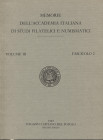 A.A.V.V. - Memorie dell'Acc. Ital. Studi Fil. E numismatici. Reggio Emilia, 1987. Indice; Riva R. Sul mezzo vittoriato generalmente attribuito a Lucer...