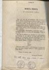 FABRETTI A. - Moneta inedita di Acalissus (Licia). Asti, 1864, pp. 2, ill nel testo. ril carta varese, buono stato.