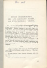 TRAVERSARI G. - Monete commemorative dei " Ludi Saeculares Septimi" con scena teatrale a " Siparia". Milano, 1956. pp. 21-30, tavv. 1. ril. cartoncino...