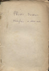 PROMIS D. - Medaglione di Marc'Aurelio. Asti, 1864. pp. 2, tavv. 1. brossura editoriale sciupata, buono stato, raro.
