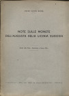ULRICH - BANSA O. - Note sulle monete dell' Augusta Aelia Licinia Eudoxia. Roma, 1935. pp. 25-31, con illustrazioni nel testo. brossura editoriale, bu...