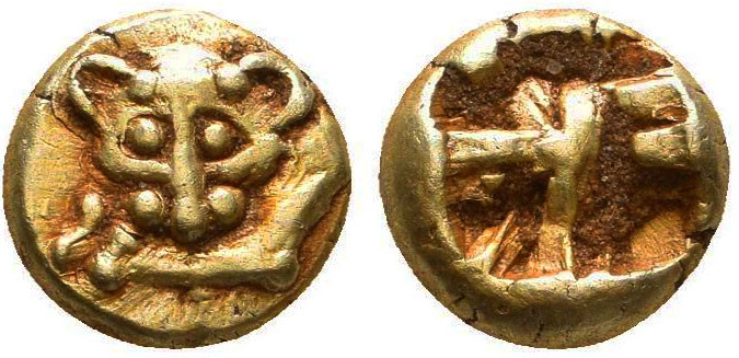 IONIA. Miletus. Ca. 600-530 BC. EL 
Reference:
Condition: Very Fine

Weight:...