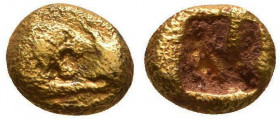 Kings of Lydia. Sardeis. Kroisos 560-546 BC. EL.
Reference:
Condition: Very Fine

Weight: 0,7 gr
Diameter: 6 mm