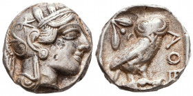 ATTICA, Athens. Circa 449-420 AD. AR Tetradrachm
Reference:
Condition: Very Fine

Weight: 16.6 gr
Diameter: 22mm