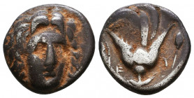 Rhodes. 229-205 BC. AR
Reference:
Condition: Very Fine

Weight: 6.4 gr
Diameter: 16 mm