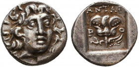 Rhodes. 229-205 BC. AR
Reference:
Condition: Very Fine

Weight: 1.4 gr
Diameter: 11 mm