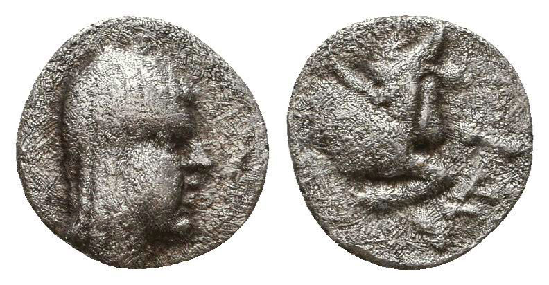 Greek Obol, Ca. 350-300 BC. AR.
Reference:
Condition: Very Fine

Weight: 0.6...