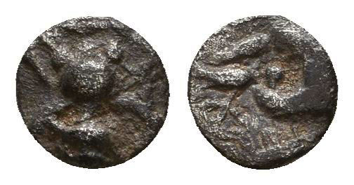 Greek Obol, Ca. 350-300 BC. AR.
Reference:
Condition: Very Fine

Weight: 0.1...