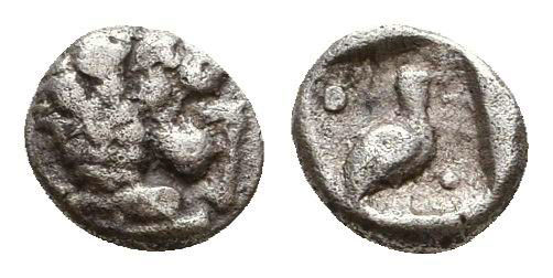 Greek Obol, Ca. 350-300 BC. AR.
Reference:
Condition: Very Fine

Weight: 0.2...