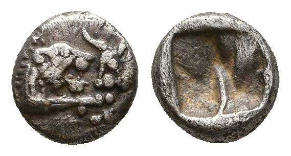 Greek Obol, Ca. 350-300 BC. AR.
Reference:
Condition: Very Fine

Weight: 0.3...