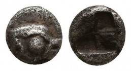 Greek Obol, Ca. 350-300 BC. AR.
Reference:
Condition: Very Fine

Weight: 0.4 gr
Diameter: 6 mm