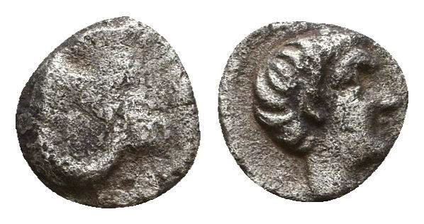 Greek Obol, Ca. 350-300 BC. AR.
Reference:
Condition: Very Fine

Weight: 0.2...