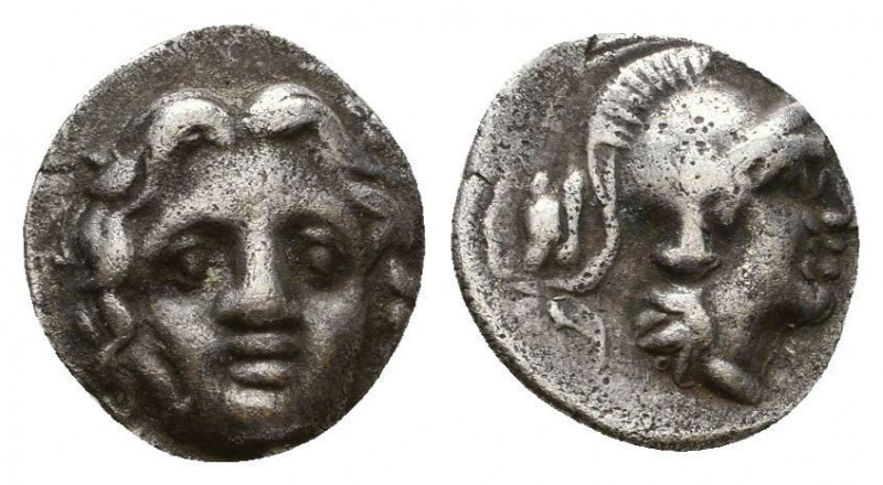 Greek Obol, Ca. 350-300 BC. AR.
Reference:
Condition: Very Fine

Weight: 0.9...