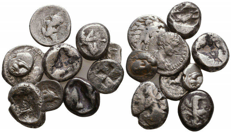 Lot of 10 Greek Obols, Ca. 350-300 BC. AR.
Reference:
Condition: Very Fine

...