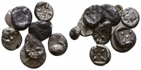 Lot of 10 Greek Obols, Ca. 350-300 BC. AR.
Reference:
Condition: Very Fine

Weight: lot gr
Diameter: mm