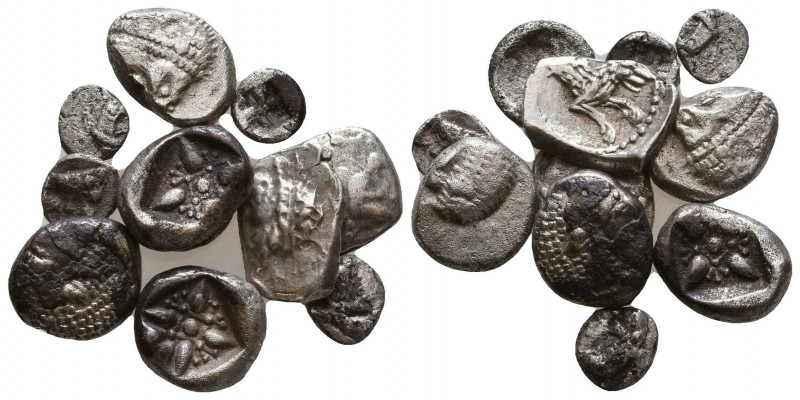 Lot of 10 Greek Obols, Ca. 350-300 BC. AR.
Reference:
Condition: Very Fine

...
