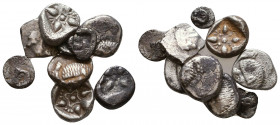 Lot of 10 Greek Obols, Ca. 350-300 BC. AR.
Reference:
Condition: Very Fine

Weight: lot gr
Diameter: mm