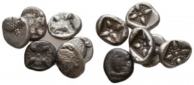 Lot of 6 Greek Obols, Ca. 350-300 BC. AR.
Reference:
Condition: Very Fine

Weight: lot gr
Diameter: mm