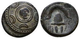 Kings of Macedon. Alexander III. "the Great" (336-323 BC). Ae
Reference:
Condition: Very Fine

Weight: 4.0 gr
Diameter: 16 mm