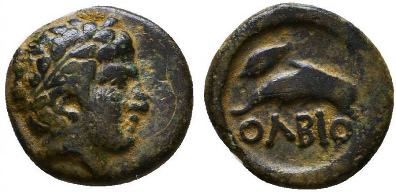 SKYTHIA. Olbia. AE , ca. 400-350 B.C.
Reference:
Condition: Very Fine

Weigh...