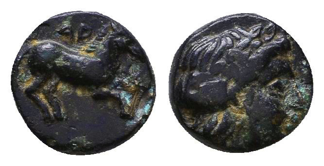 Gargara , Troas. AE, c. late 3rd to early 2nd Century BC.
Reference:
Condition...