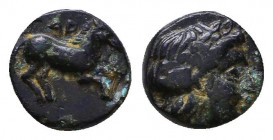 Gargara , Troas. AE, c. late 3rd to early 2nd Century BC.
Reference:
Condition: Very Fine

Weight: 0.6 gr
Diameter: 7 mm