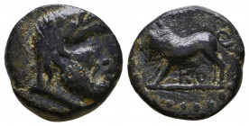 Pisidia, Komana. ca. 1st century B.C. AE 
Reference:
Condition: Very Fine

Weight: 3.6 gr
Diameter: 15 mm