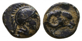 TROAS, Kebren. Circa 4th Century BC. Æ
Reference:
Condition: Very Fine

Weight: 1.0 gr
Diameter: 9 mm