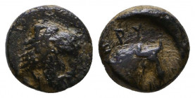 IONIA. Phygela. Ae (Circa 350-300 BC).
Reference:
Condition: Very Fine

Weight: 1.0 gr
Diameter: 9 mm