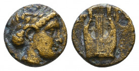 IONIA, Kolophon. Circa 50 BC. Æ
Reference:
Condition: Very Fine

Weight: 1.2 gr
Diameter:9 mm