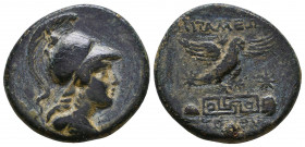 PHRYGIA. Apameia. Ae (Circa 88-40 BC).
Reference:
Condition: Very Fine

Weight: 8.3 gr
Diameter: 23 mm