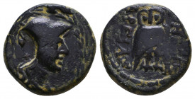 MYSIA. Pergamon. Ae (Circa 133-27 BC).
Reference:
Condition: Very Fine

Weight: 4.7 gr
Diameter: 15 mm