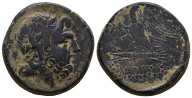 PAPHLAGONIA, Sinope. Circa 85-65 BC. Æ
Reference:
Condition: Very Fine

Weight: 20.4 gr
Diameter: 27, mm