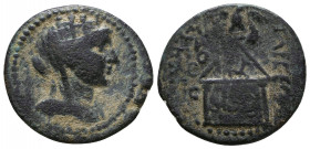 Cilicia. 39-31 B.C. AE
Reference:
Condition: Very Fine

Weight: 5.2 gr
Diameter: 22 mm