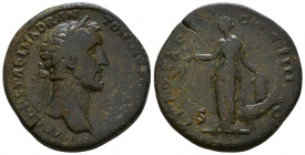 Antoninus Pius, 138-161. Sestertius 
Reference:
Condition: Very Fine

Weight: 22.7 gr
Diameter: 32mm