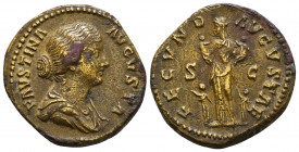 Faustina Junior (Augusta, 147-175). Æ Sestertius 
Reference:
Condition: Very Fine

Weight: 12.5 gr
Diameter: 26 mm