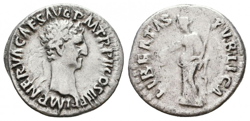 Nerva; 96-98 AD, Rome, Denarius,
Reference:
Condition: Very Fine

Weight: 2....