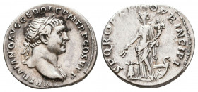 Trajan (AD 98-117). AR denarius.
Reference:
Condition: Very Fine

Weight: 3.3 gr
Diameter: 18 mm