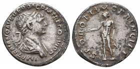 Trajan (AD 98-117). AR denarius.
Reference:
Condition: Very Fine

Weight: 3.2 gr
Diameter: 19 mm
