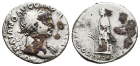 Trajan (AD 98-117). AR denarius.
Reference:
Condition: Very Fine

Weight: 3.1 gr
Diameter: 18 mm