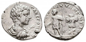 Caracalla. A.D. 198-217. AR denarius
Reference:
Condition: Very Fine

Weight: 2.4 gr
Diameter: 15 mm