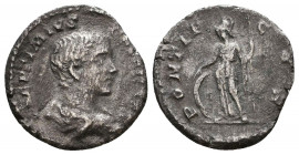 ELAGABALUS, 218-222 AD. AR Denarius 
Reference:
Condition: Very Fine

Weight: 2.1 gr
Diameter: 17 mm