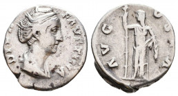 Diva Faustina I. Died A.D. 140/1. AR denarius
Reference:
Condition: Very Fine

Weight: 3.2 gr
Diameter: 16 mm