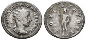 Gordian III. A.D. 238-244. AR antoninianus
Reference:
Condition: Very Fine

Weight: 4.8 gr
Diameter: 22 mm