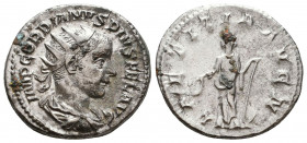 Gordian III. A.D. 238-244. AR antoninianus
Reference:
Condition: Very Fine

Weight: 4.5 gr
Diameter: 22 mm